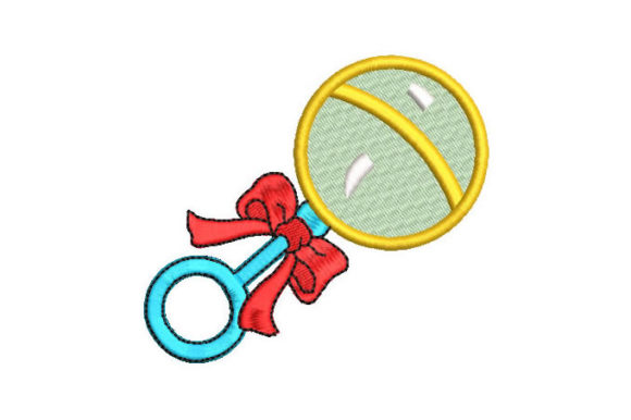 Baby Rattle Embroidery Review for Small Business Branding