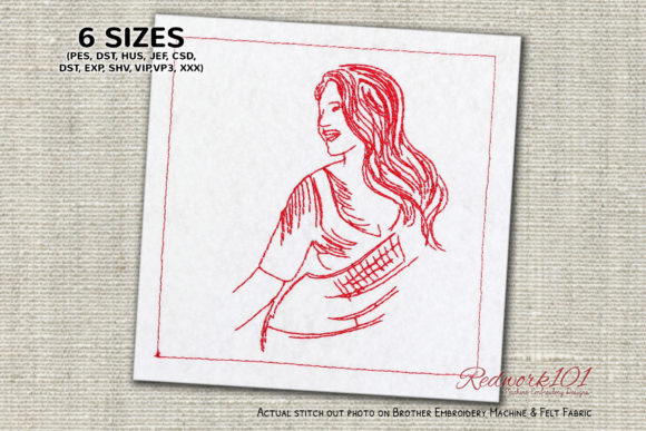 Beautiful Dancing Woman Embroidery Review