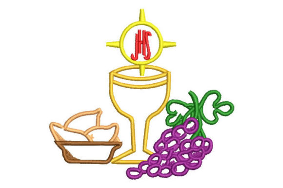 Chalice Cup with Grapes Embroidery Design Review