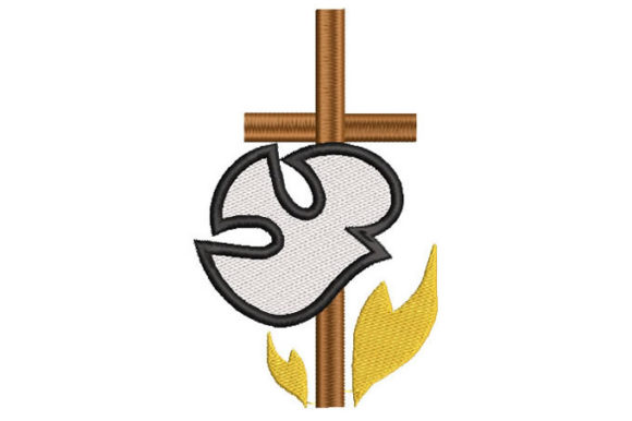 Dove with Cross Embroidery Design: An Etsy Seller's Review