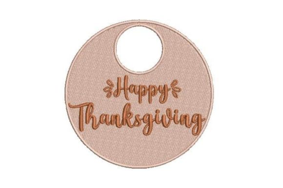 Happy Thanksgiving Sticker Embroidery Design Review