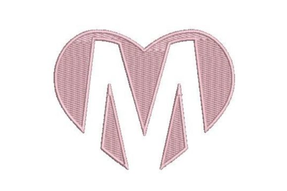 Heart Shaped M Embroidery Review for Small Business Merch