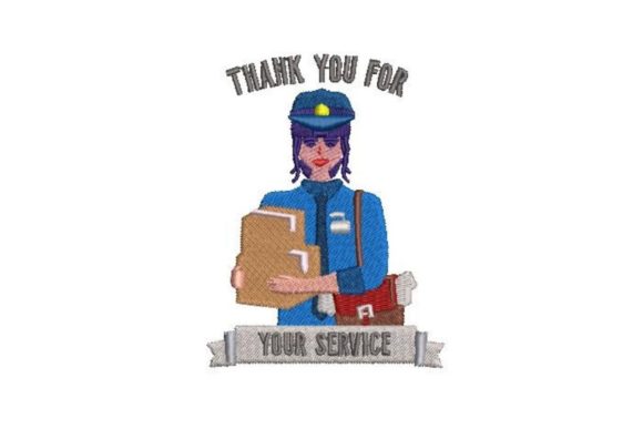 Postwoman Embroidery Design: A Designer's Sweatshirt Review