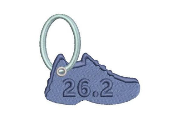 Runner Keychain Review for Small Business Embroidery Merch