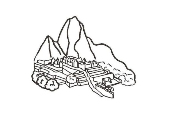World Landmark Coloring Design Machu Picchu: A Stitch-Out Review
